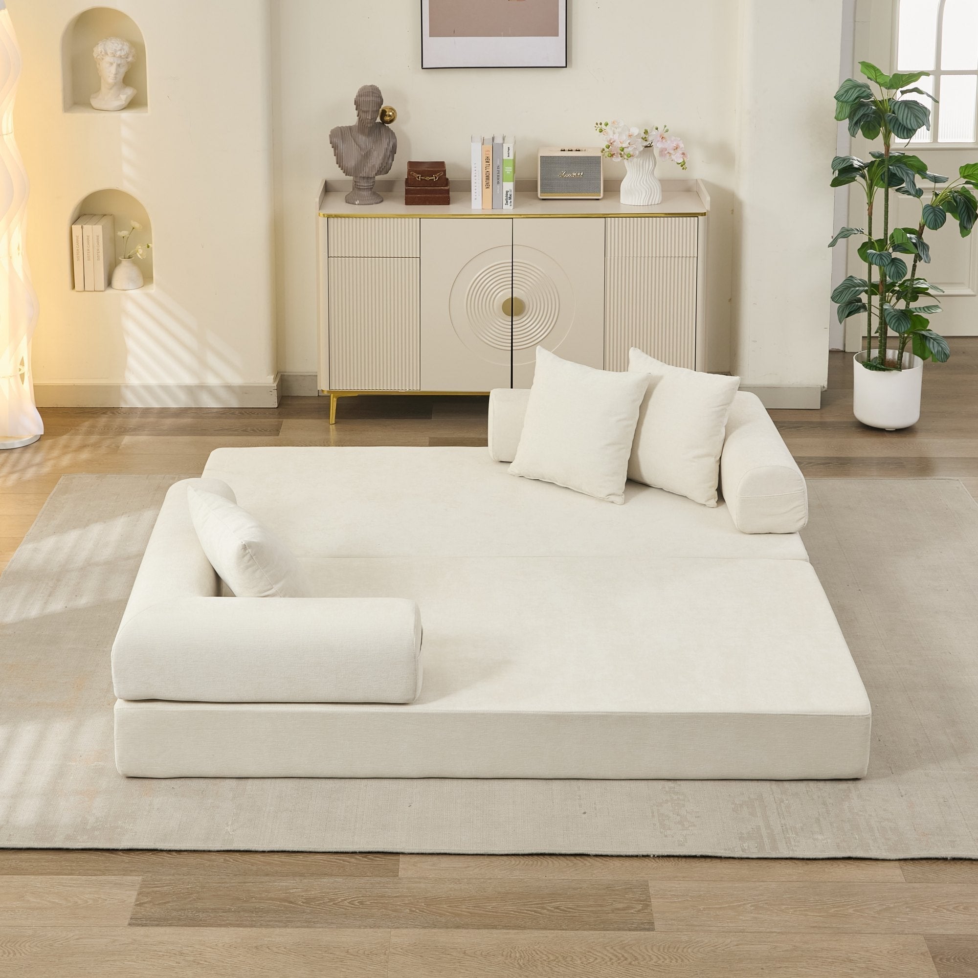 Comfy Convertible Folding Mattress Couch, Floor Sofa Bed - Direct Wicker