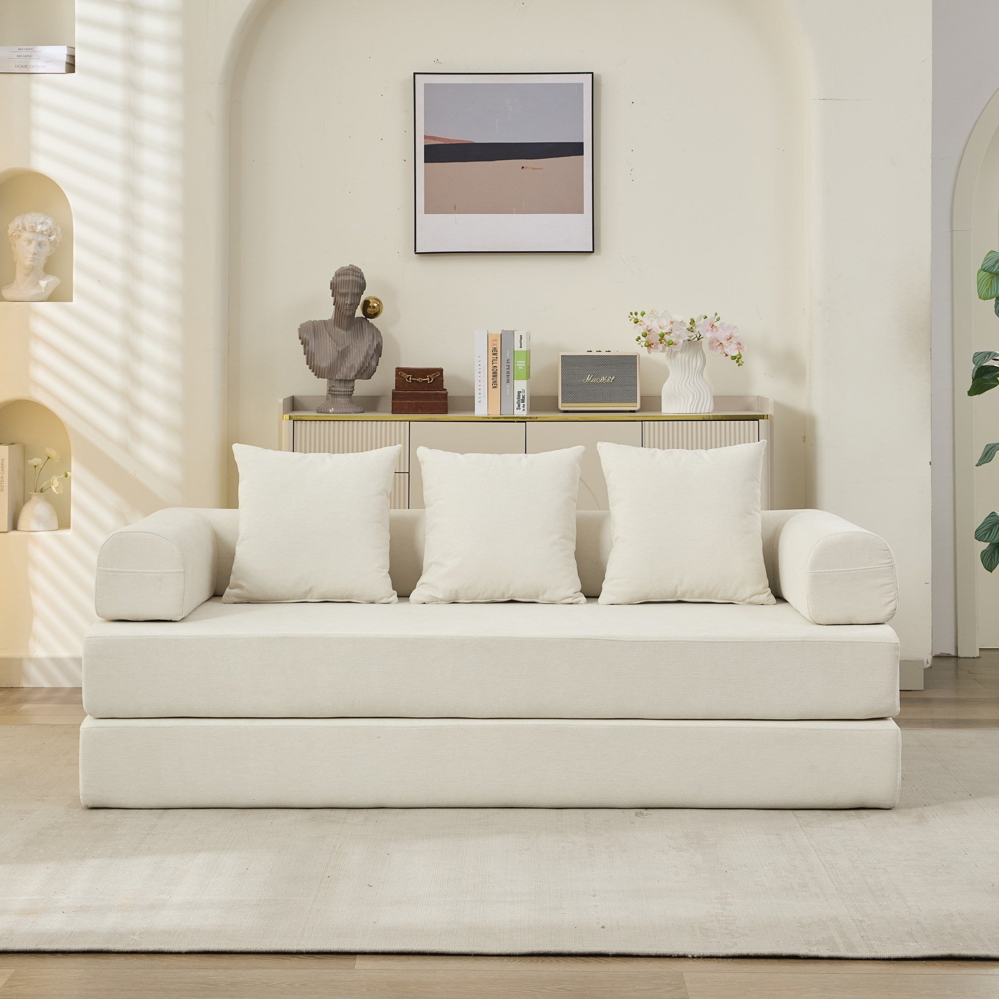 Comfy Convertible Folding Mattress Couch, Floor Sofa Bed - Direct Wicker