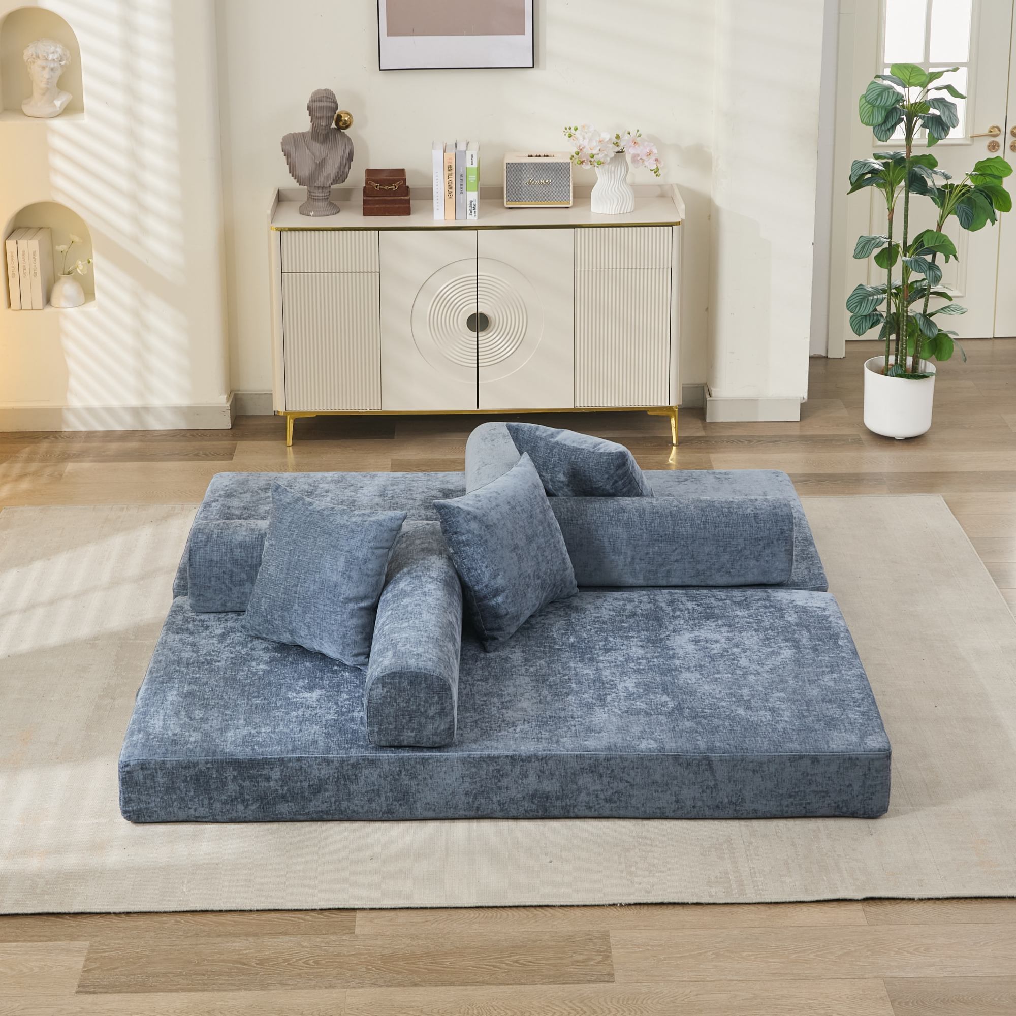 Comfy Convertible Folding Mattress Couch, Floor Sofa Bed - Direct Wicker