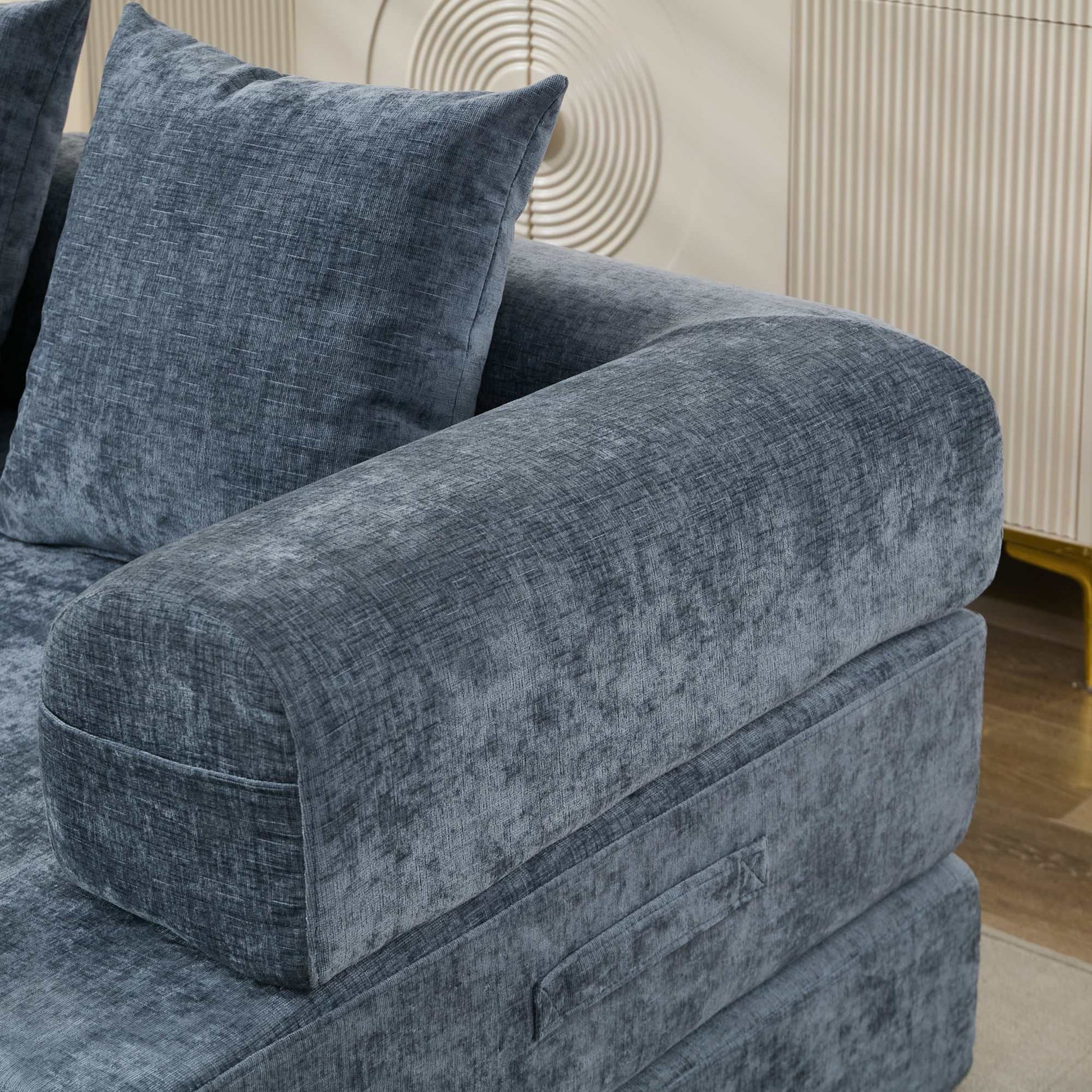 Comfy Convertible Folding Mattress Couch, Floor Sofa Bed - Direct Wicker
