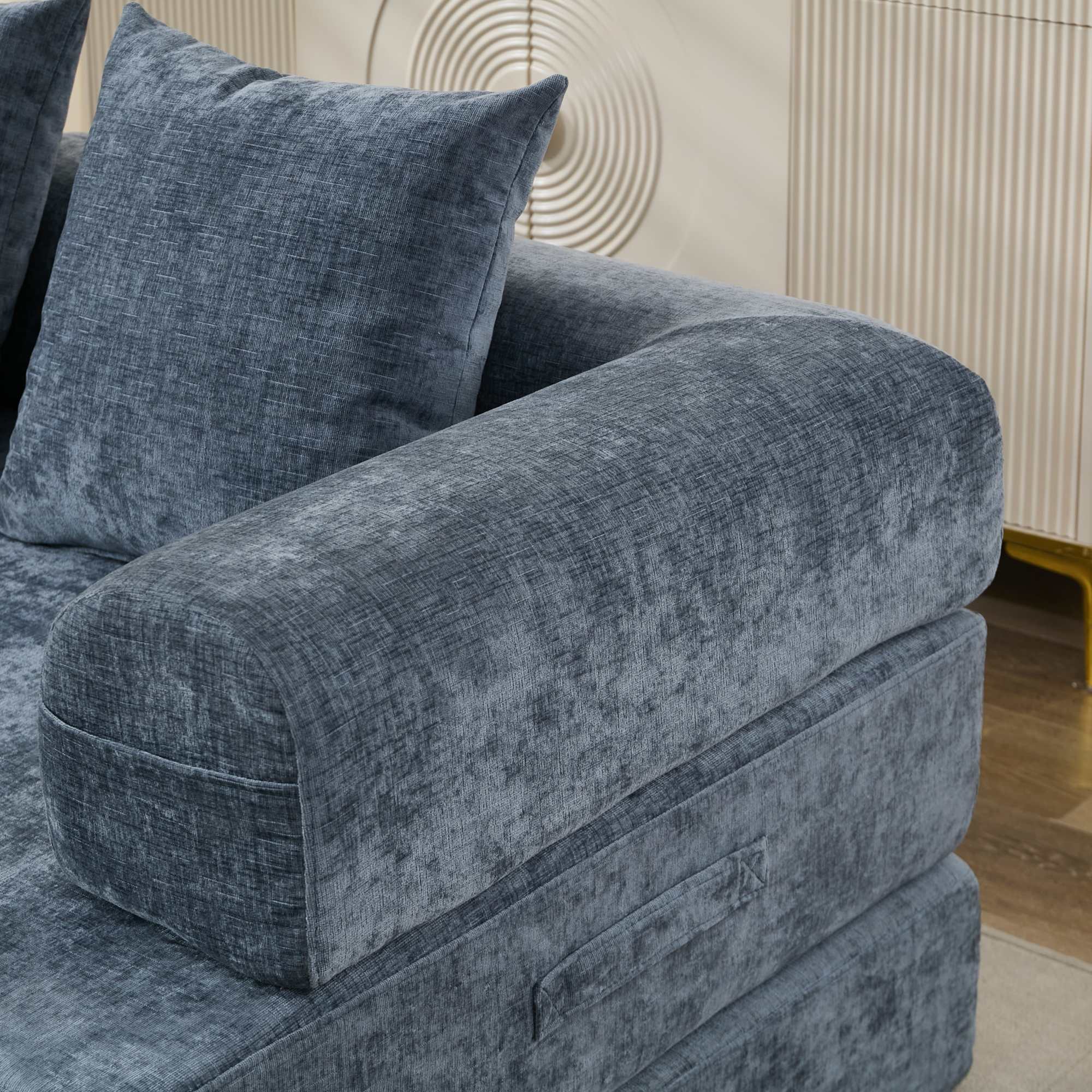 Comfy Convertible Folding Mattress Couch, Floor Sofa Bed - Direct Wicker