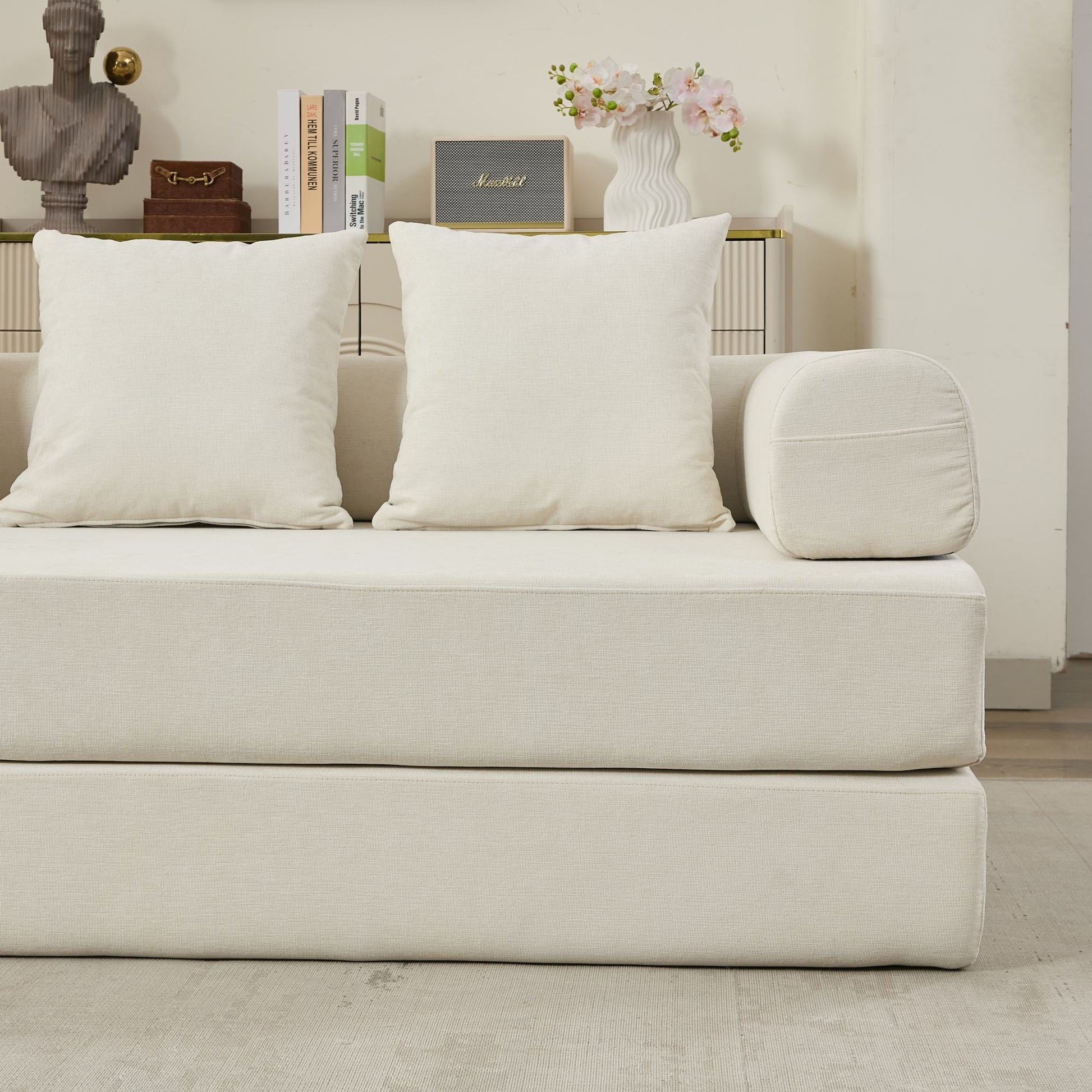 Comfy Convertible Folding Mattress Couch, Floor Sofa Bed - Direct Wicker