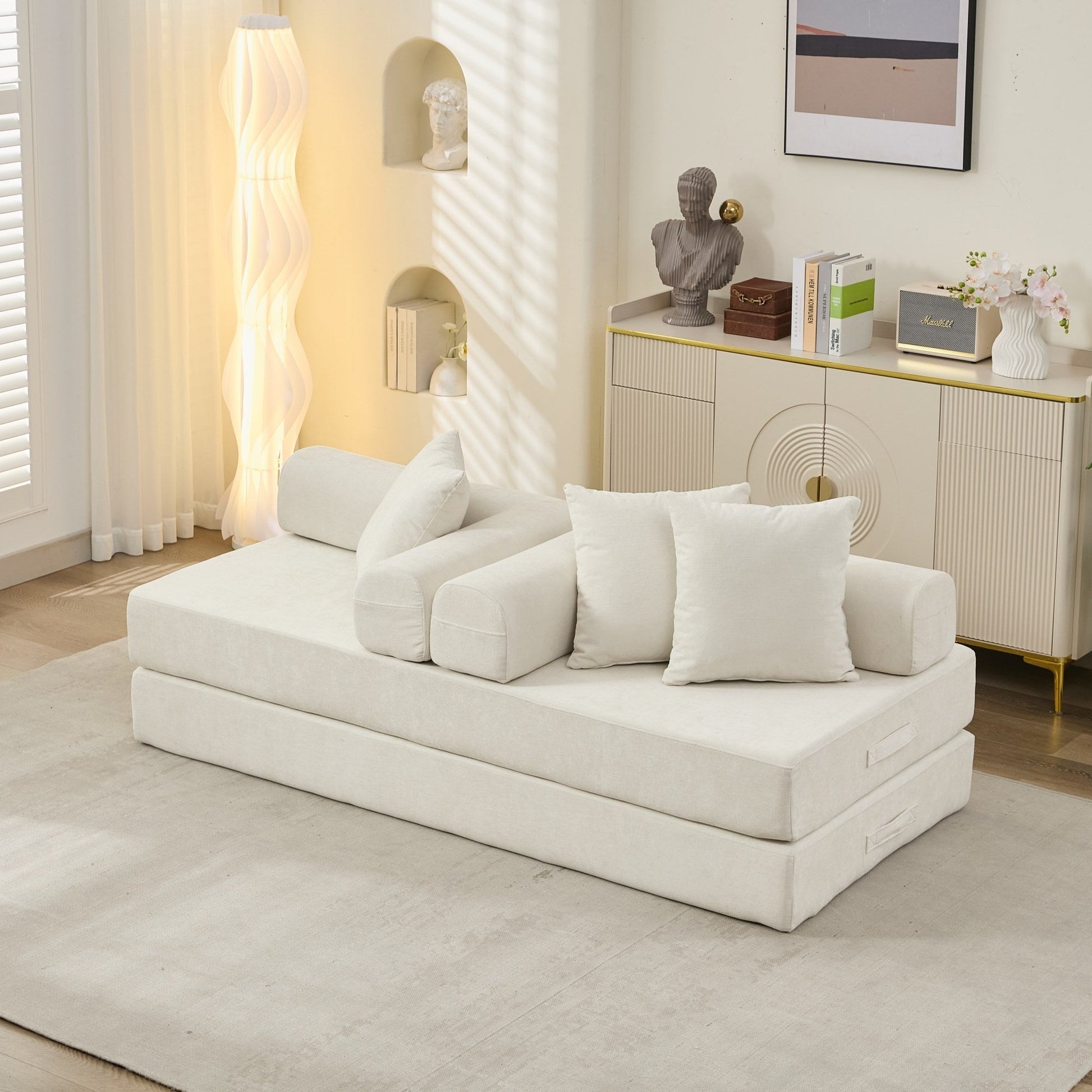 Comfy Convertible Folding Mattress Couch, Floor Sofa Bed - Direct Wicker