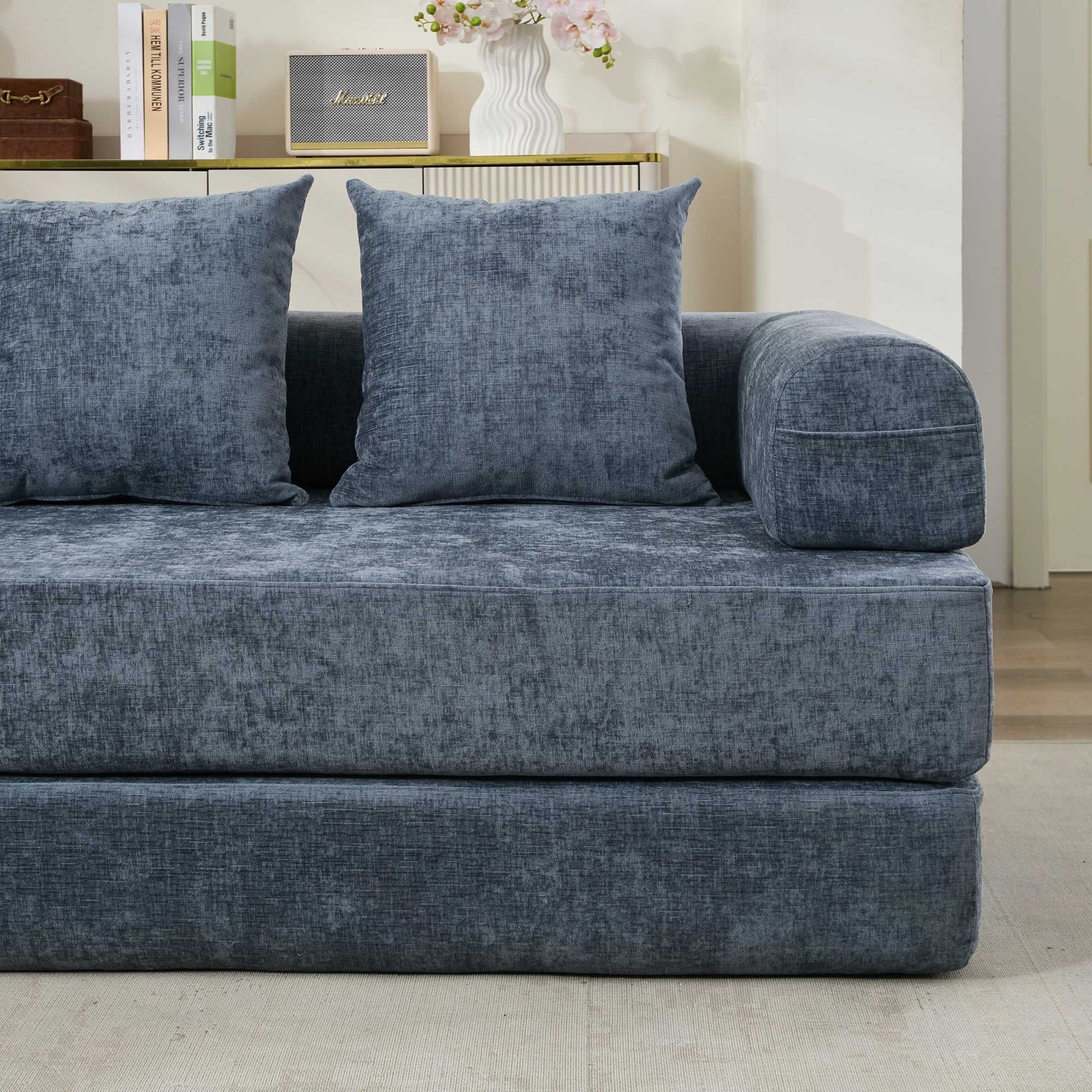 Comfy Convertible Folding Mattress Couch, Floor Sofa Bed - Direct Wicker