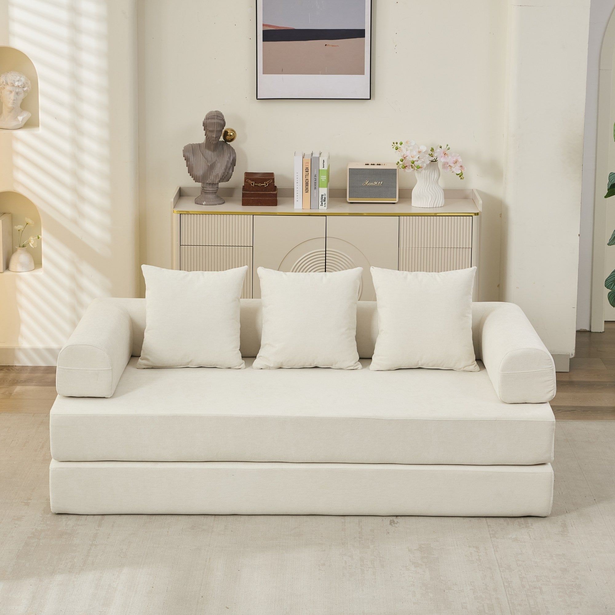 Comfy Convertible Folding Mattress Couch, Floor Sofa Bed - Direct Wicker