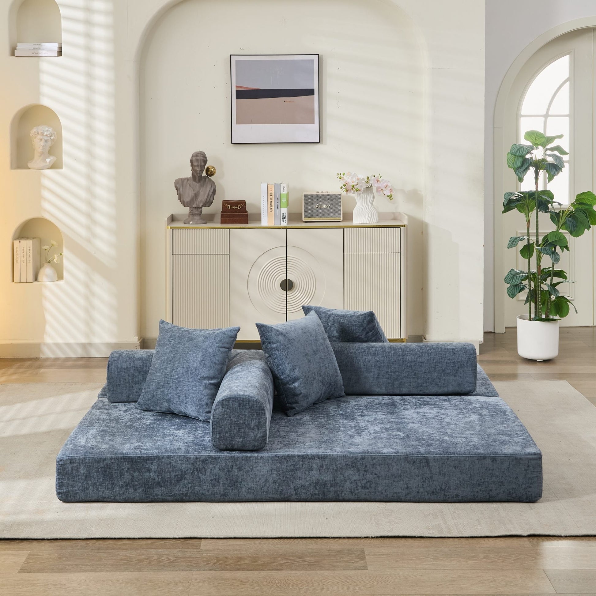 Comfy Convertible Folding Mattress Couch, Floor Sofa Bed - Direct Wicker
