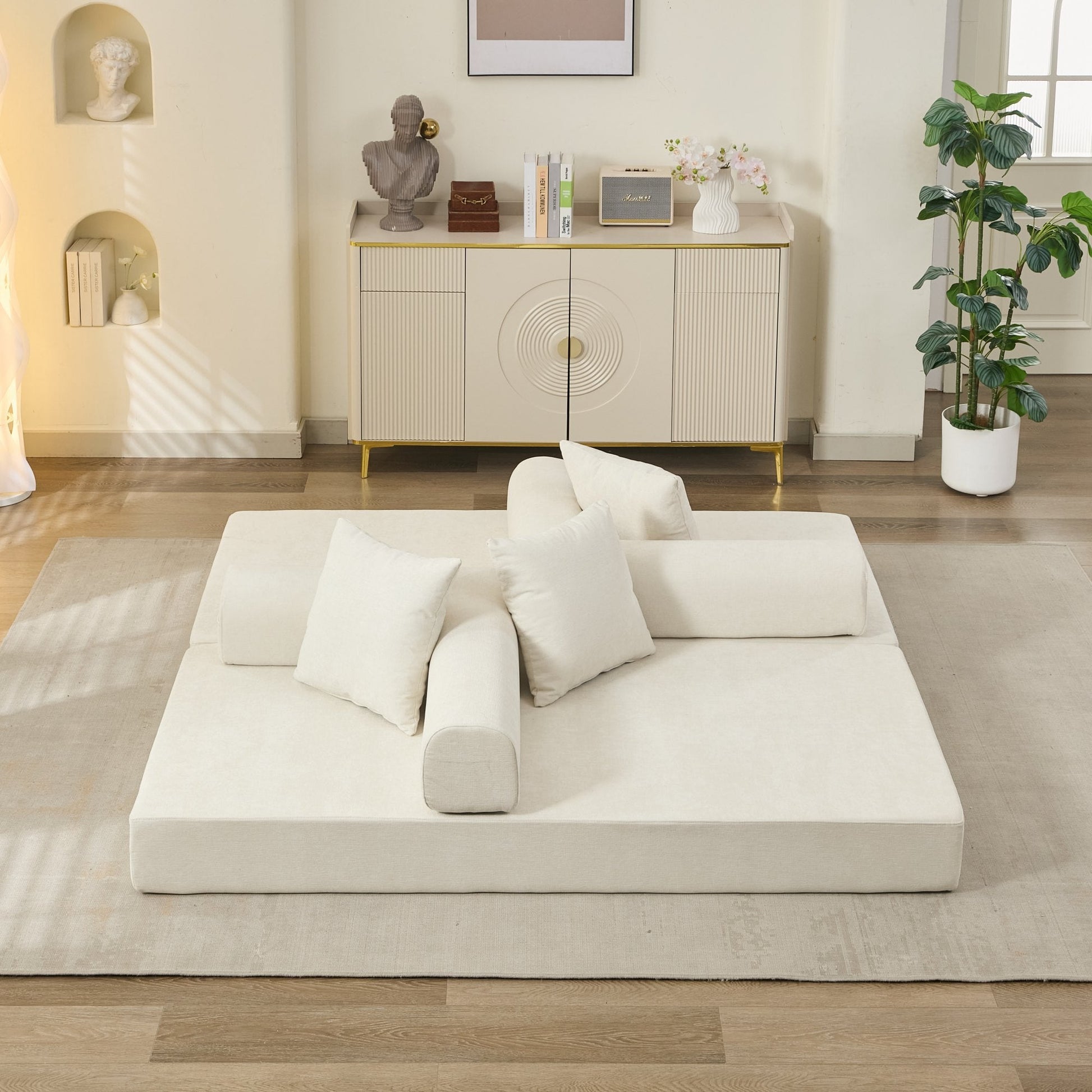 Comfy Convertible Folding Mattress Couch, Floor Sofa Bed - Direct Wicker
