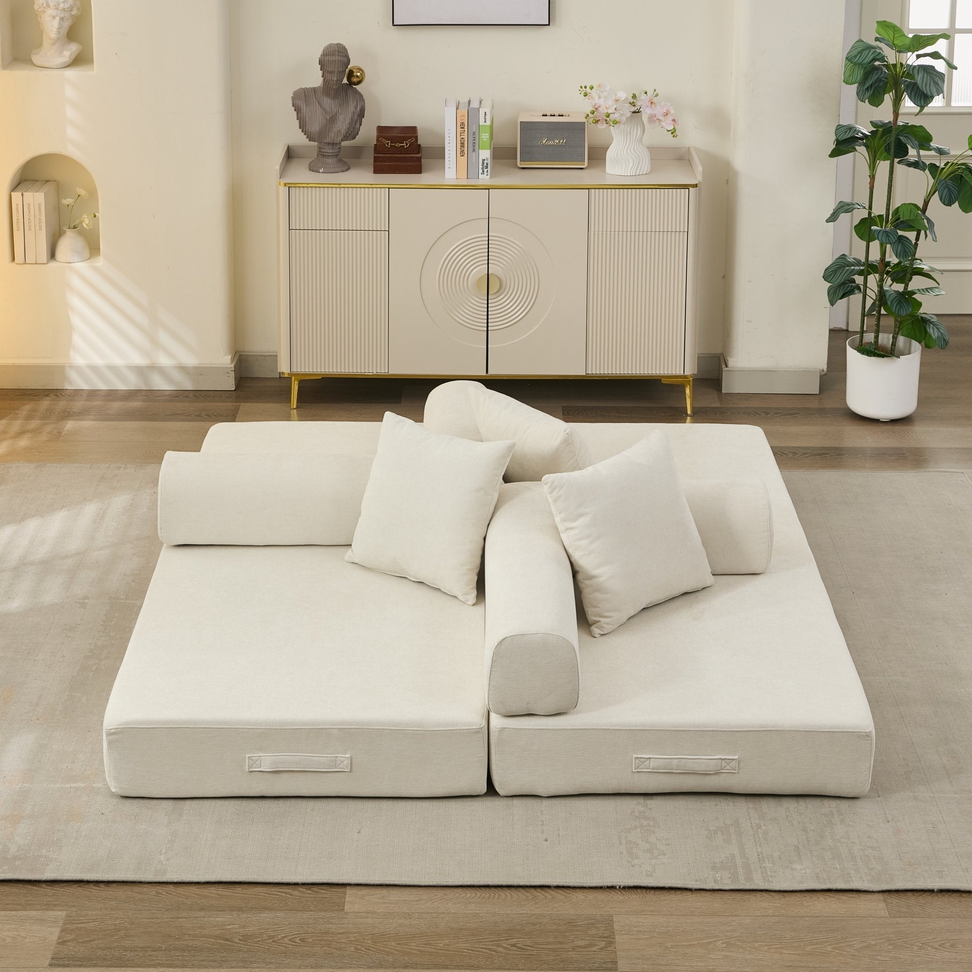 Comfy Convertible Folding Mattress Couch, Floor Sofa Bed - Direct Wicker