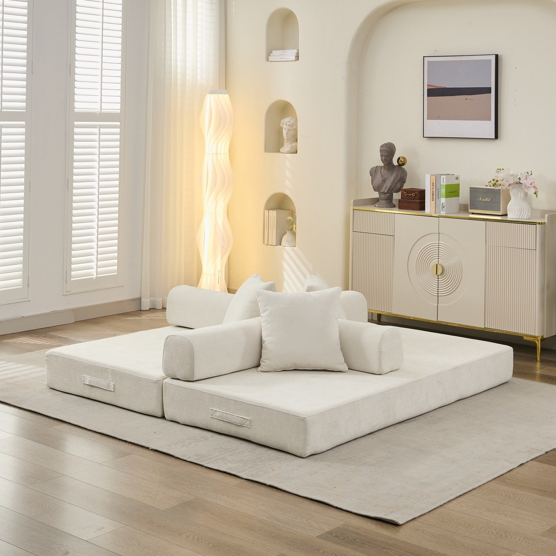 Comfy Convertible Folding Mattress Couch, Floor Sofa Bed - Direct Wicker