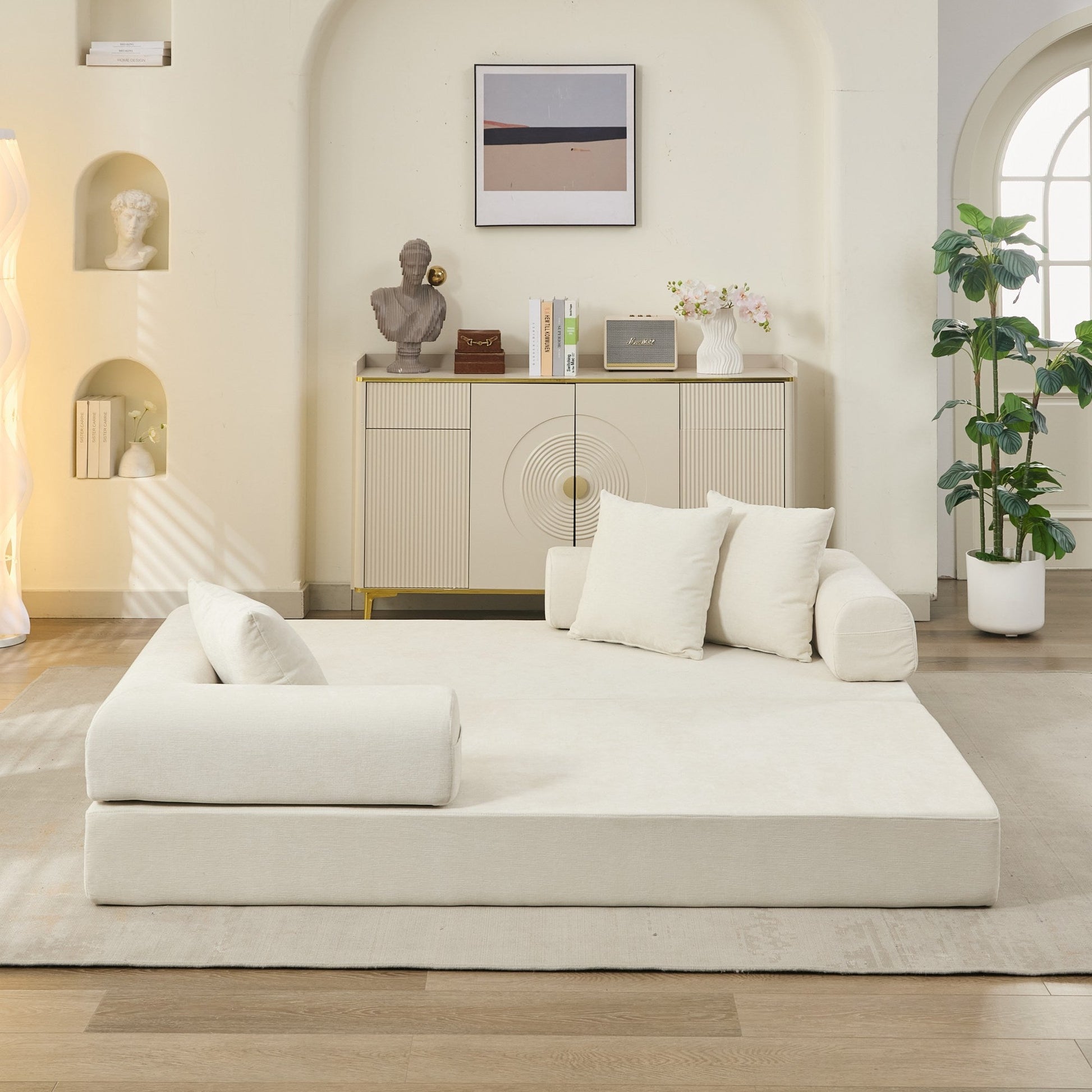 Comfy Convertible Folding Mattress Couch, Floor Sofa Bed - Direct Wicker