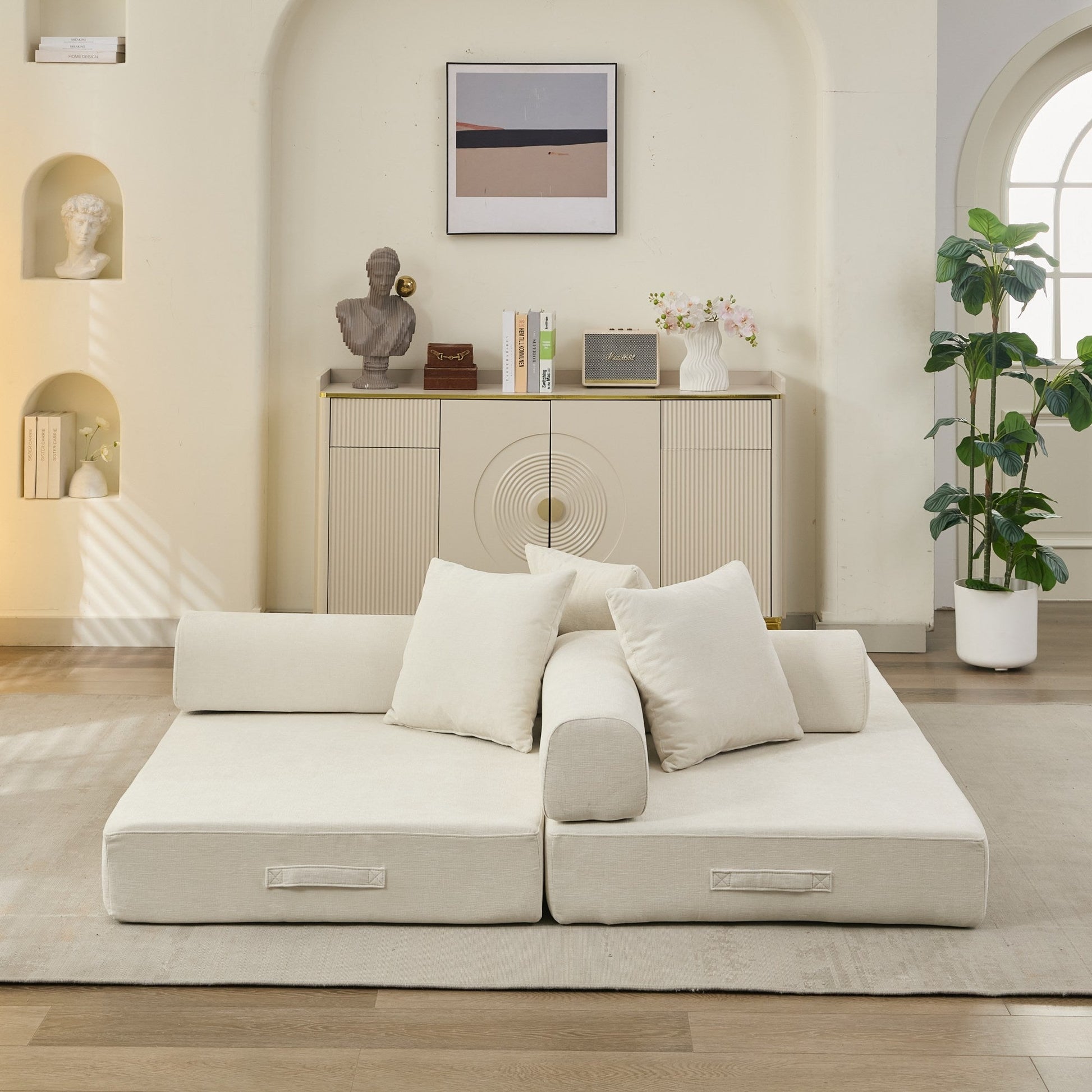 Comfy Convertible Folding Mattress Couch, Floor Sofa Bed - Direct Wicker