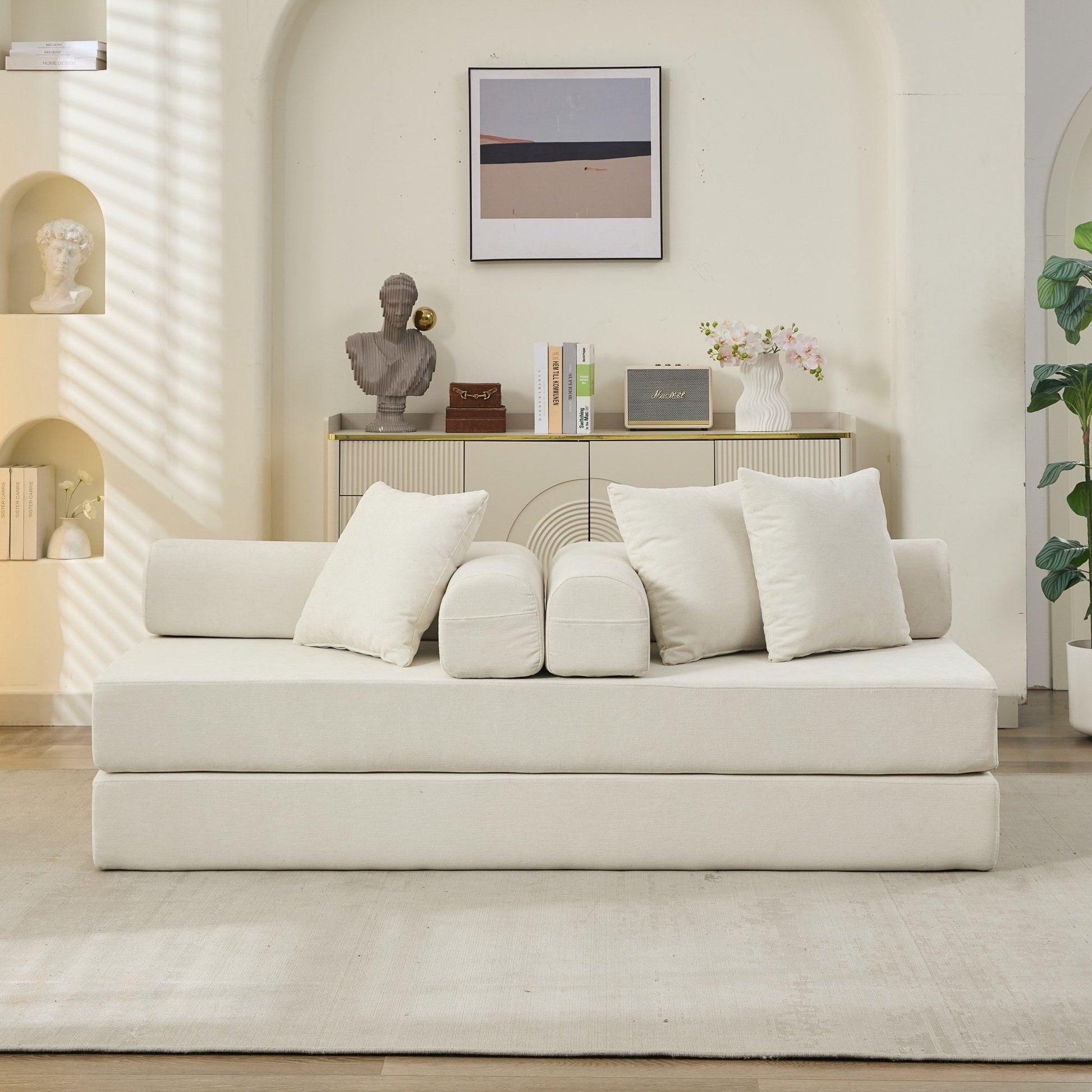 Comfy Convertible Folding Mattress Couch, Floor Sofa Bed - Direct Wicker