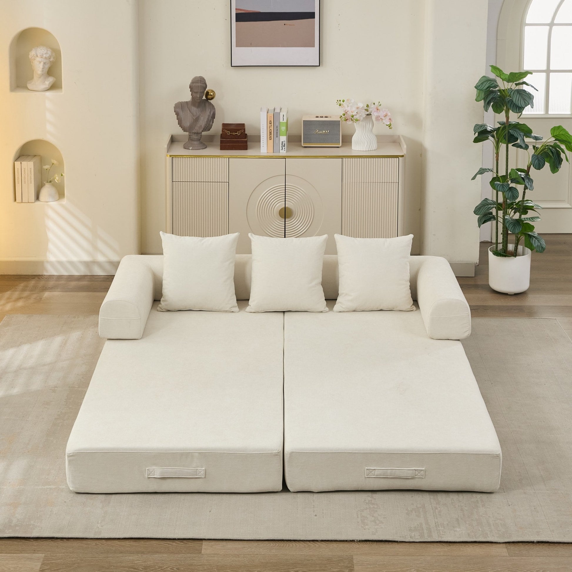 Comfy Convertible Folding Mattress Couch, Floor Sofa Bed - Direct Wicker