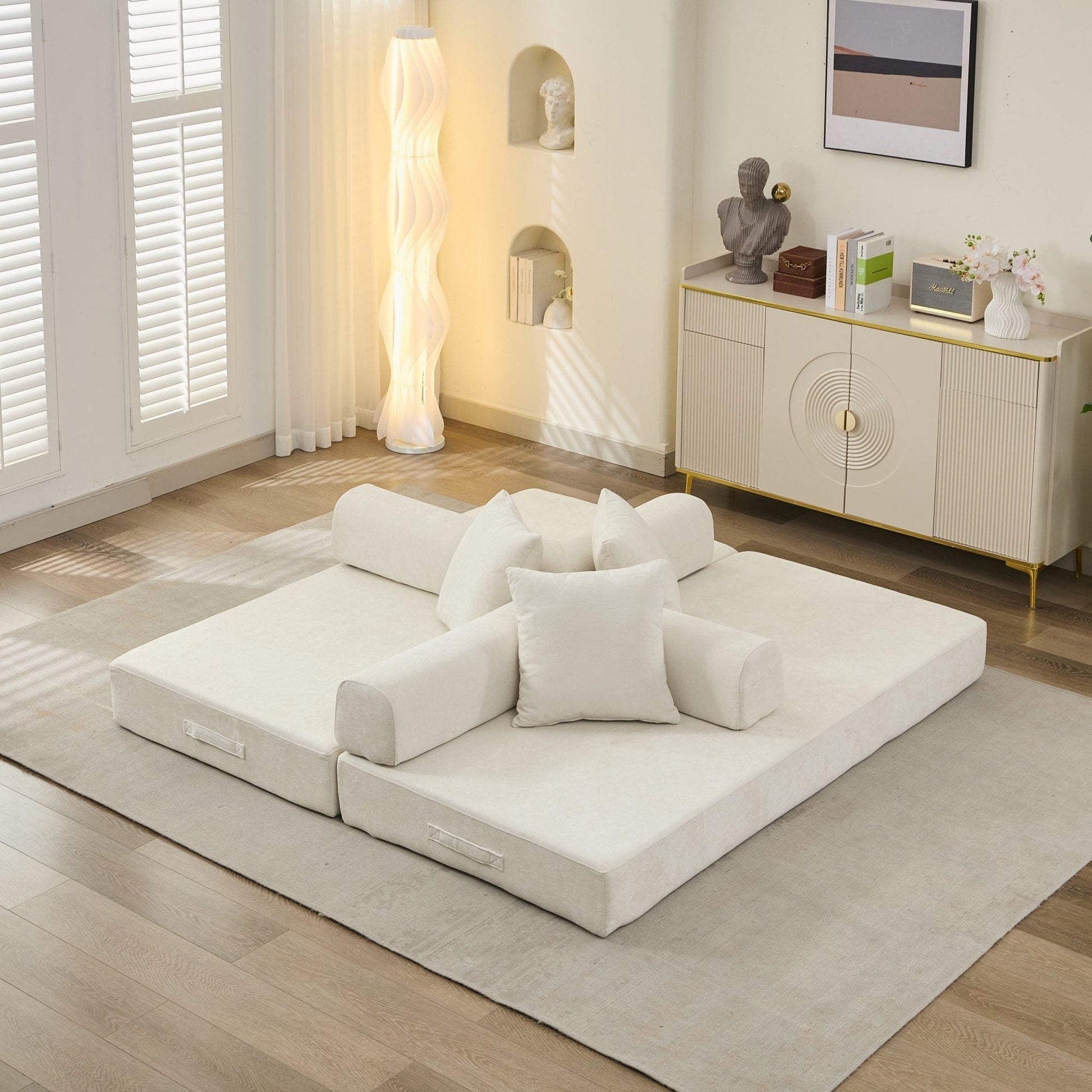 Comfy Convertible Folding Mattress Couch, Floor Sofa Bed - Direct Wicker
