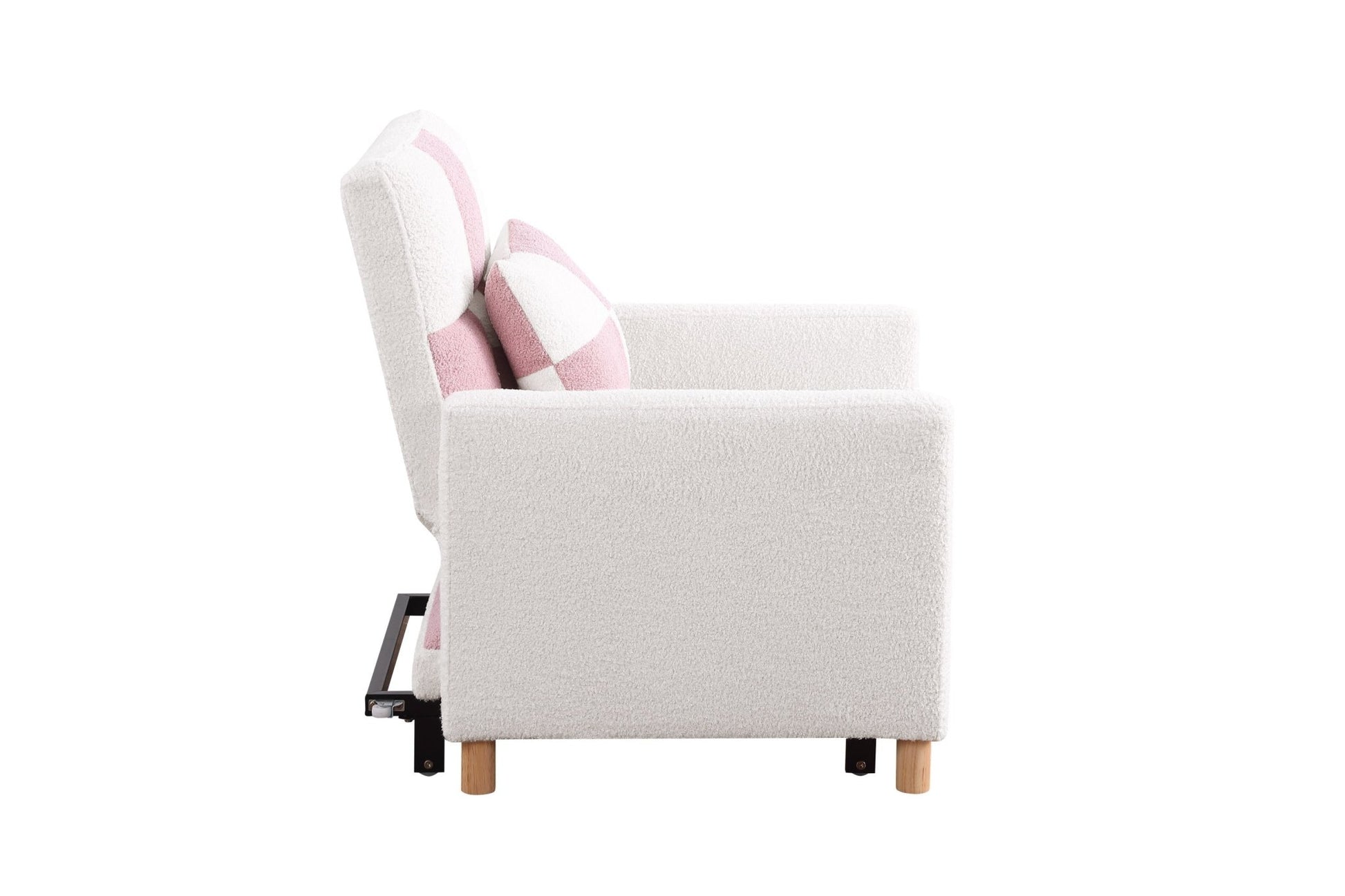 Convertible Sleeper Sofa Chair Bed, Adjustable Chair with Pillow, Multi-Functional Sleeper Chair  - Direct Wicker