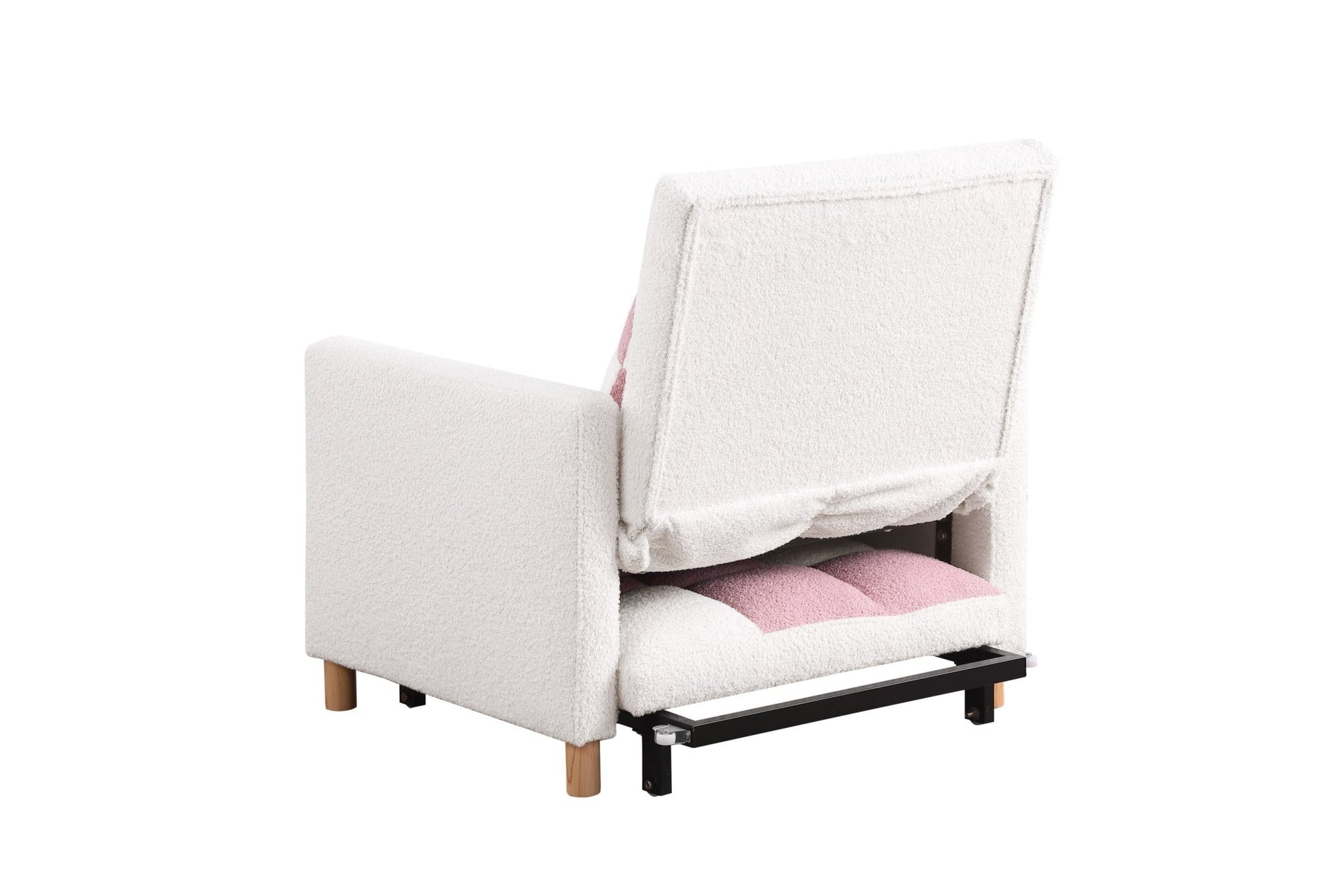 Convertible Sleeper Sofa Chair Bed, Adjustable Chair with Pillow, Multi-Functional Sleeper Chair  - Direct Wicker