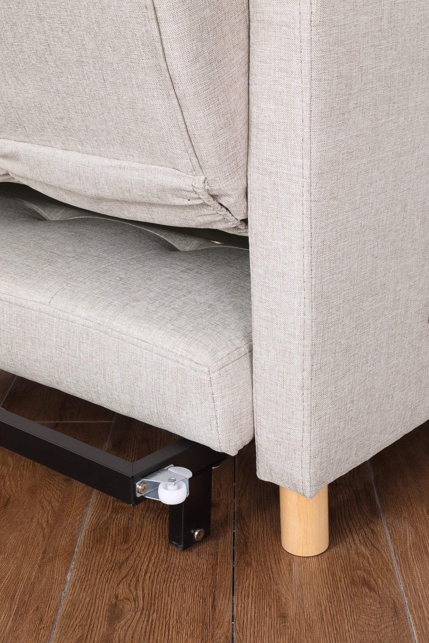 Convertible Sleeper Sofa Chair Bed, Adjustable Chair with Pillow (W1420131261) - Direct Wicker