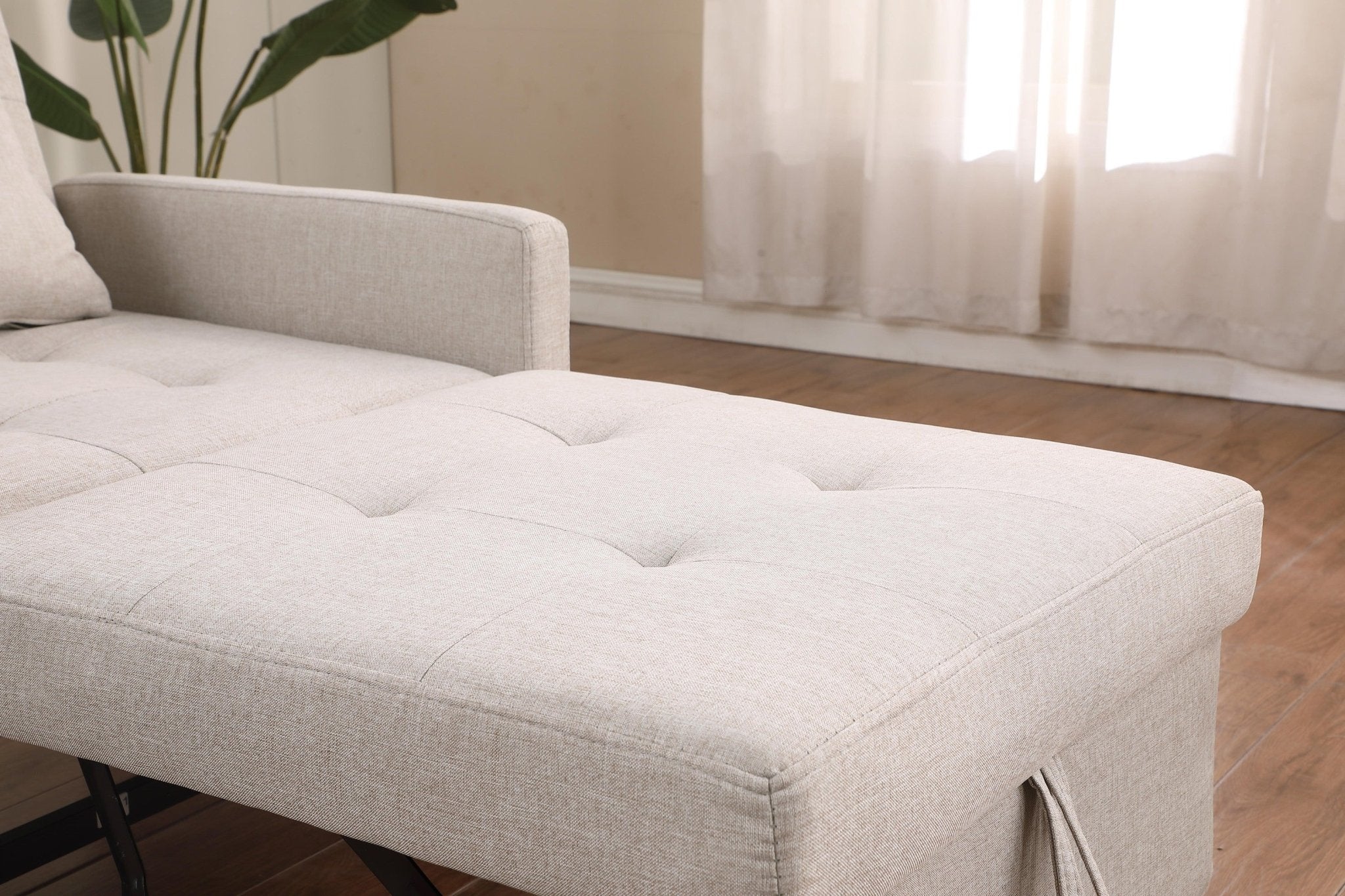 Convertible Sleeper Sofa Chair Bed, Adjustable Chair with Pillow (W1420131261) - Direct Wicker