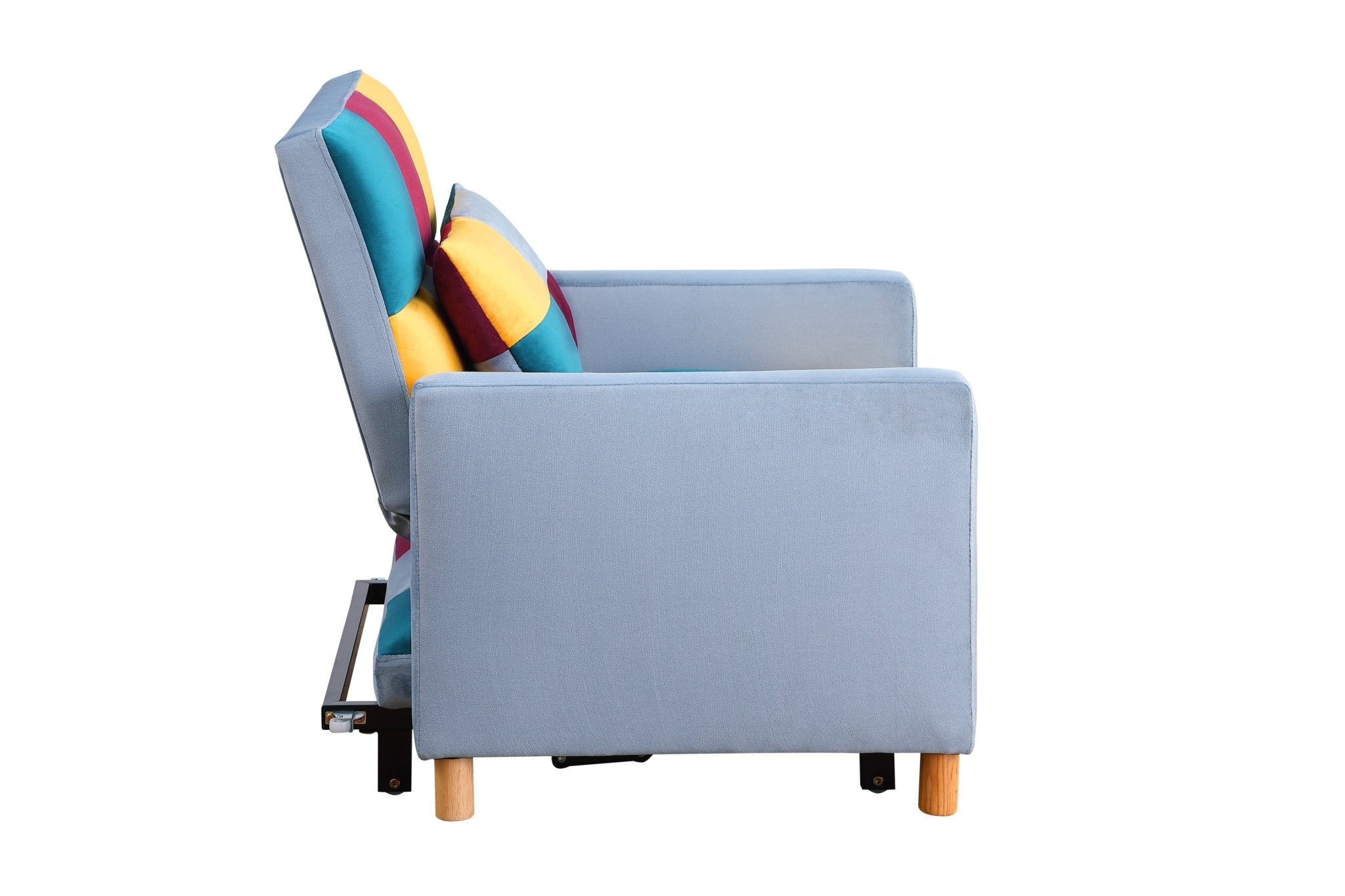 Convertible Sleeper Sofa Chair Bed, Adjustable Chair with Pillow (W142084298) - Direct Wicker