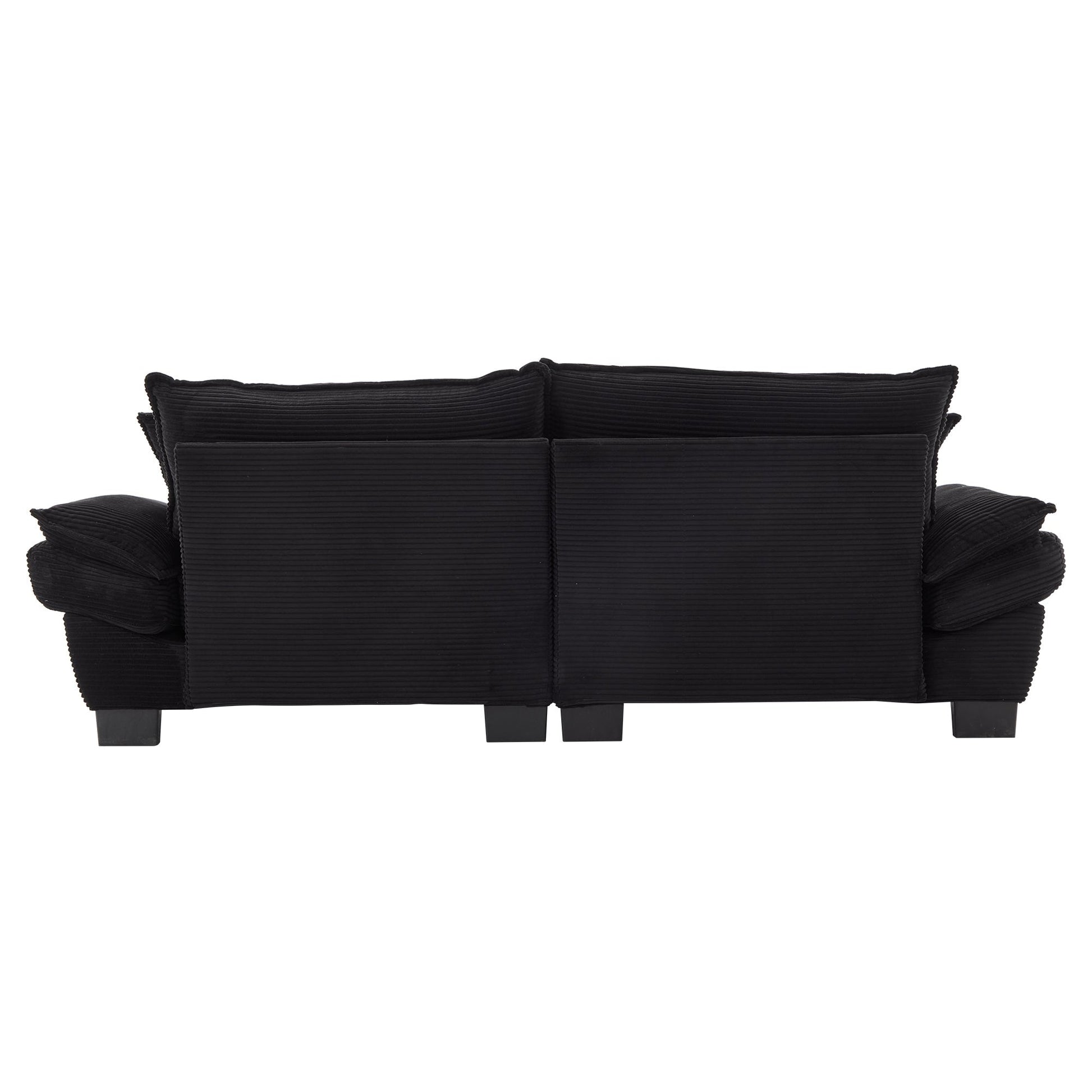 Corduroy Sofa Sleeper Couch Loveseat Sofa with Pillows (W676P184130) - Direct Wicker