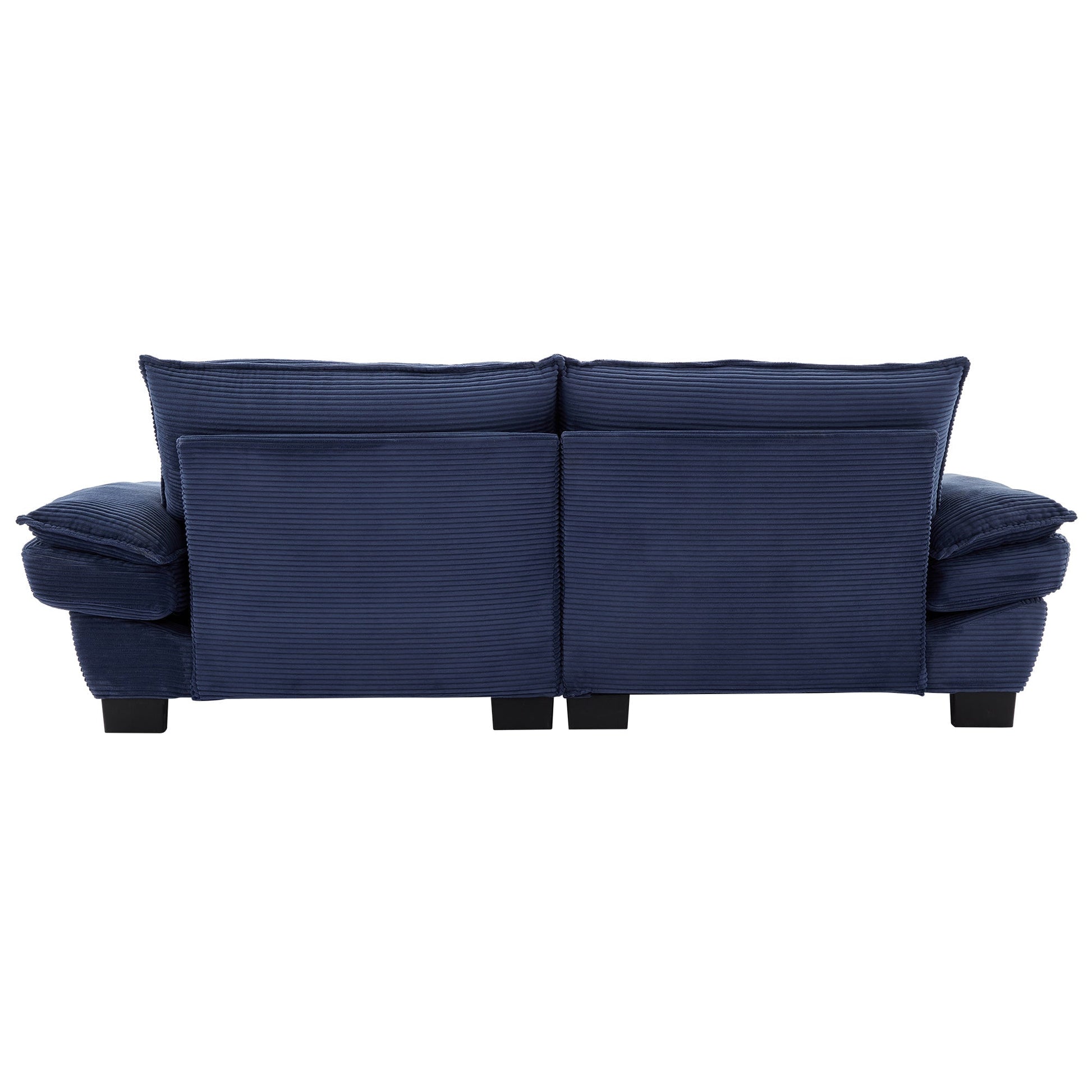 Corduroy Sofa Sleeper Couch Loveseat Sofa with Pillows (W676P184142) - Direct Wicker