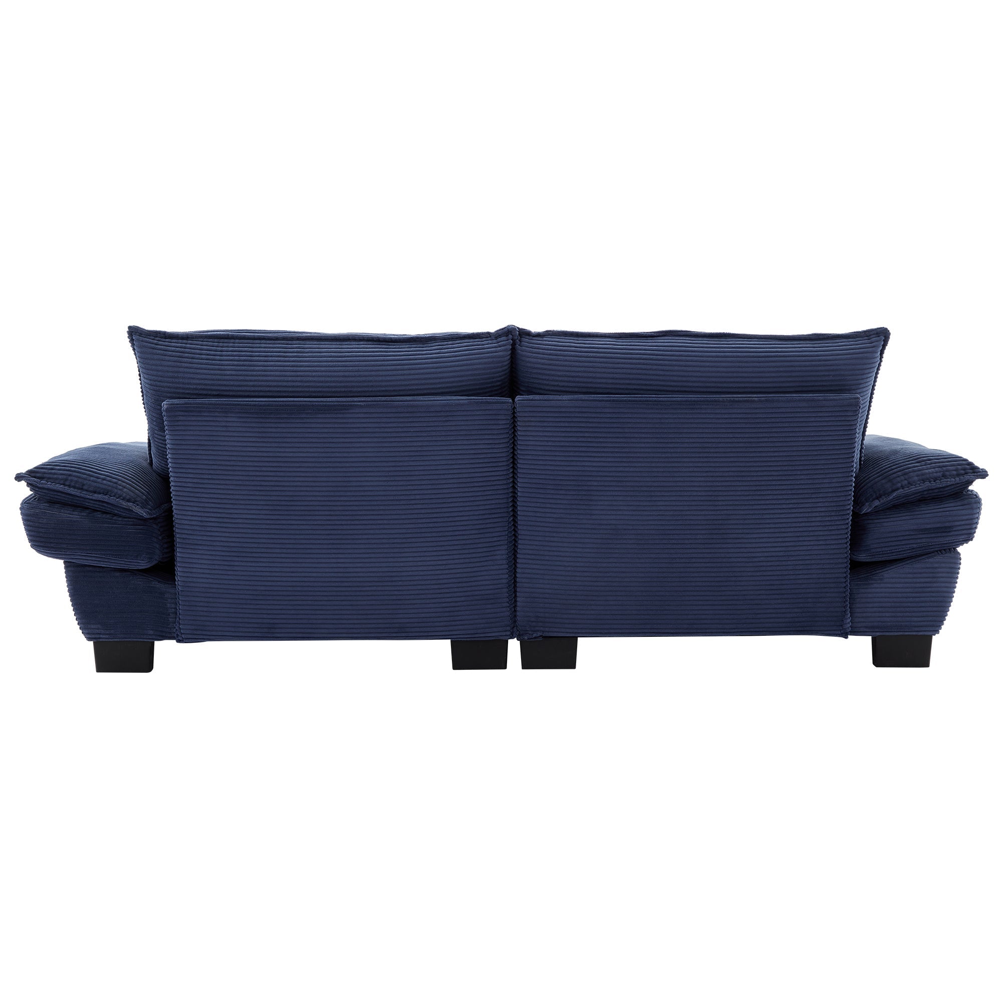Corduroy Sofa Sleeper Couch Loveseat Sofa with Pillows (W676P184142) - Direct Wicker