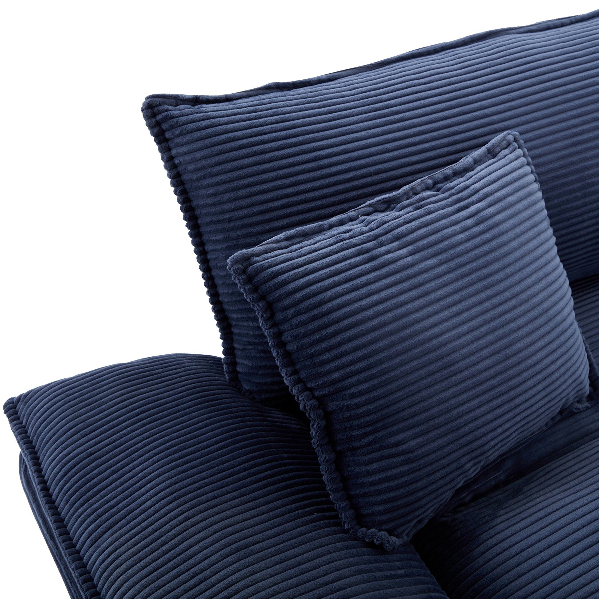 Corduroy Sofa Sleeper Couch Loveseat Sofa with Pillows (W676P184142) - Direct Wicker