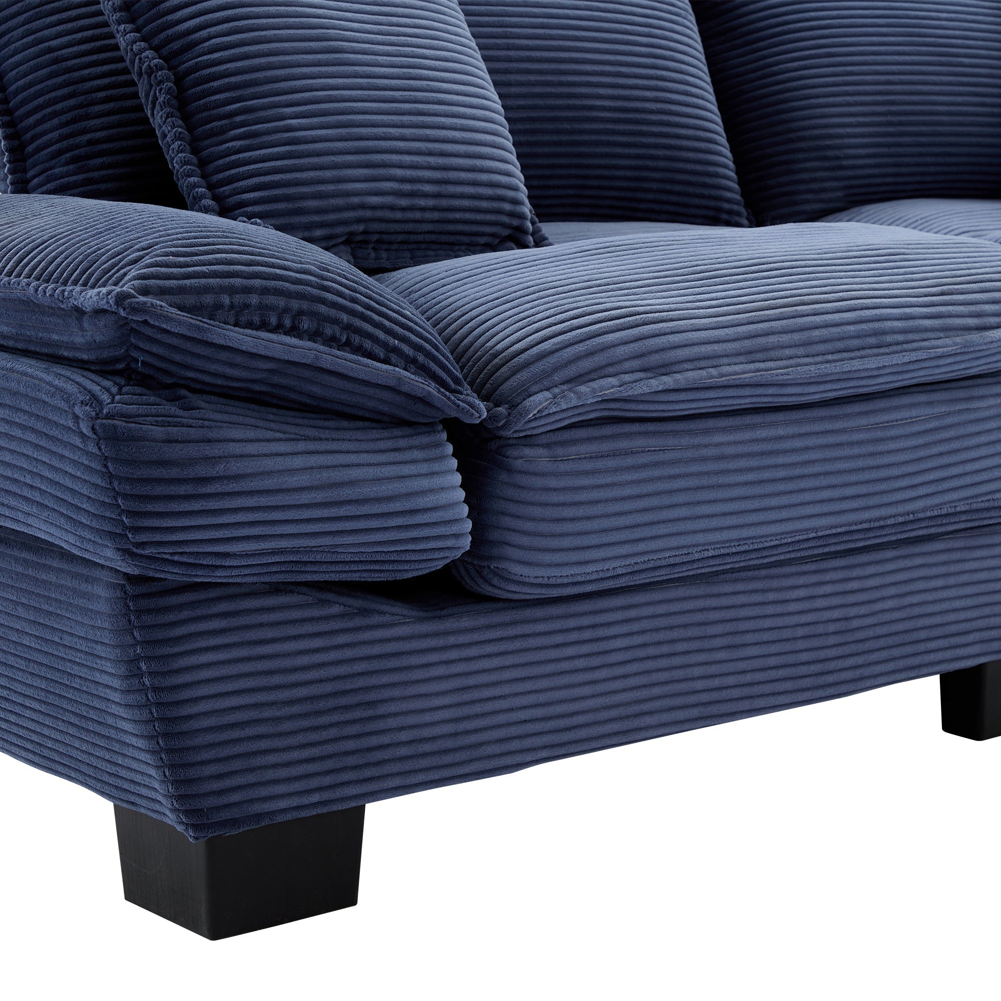 Corduroy Sofa Sleeper Couch Loveseat Sofa with Pillows (W676P184142) - Direct Wicker