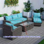 Cushion Covers for Outdoor Conversation Sofa Set (PAS - 1515 - Cushion Covers) - Direct Wicker