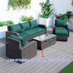 Cushion Covers for Outdoor Conversation Sofa Set (PAS - 1515 - Cushion Covers) - Direct Wicker