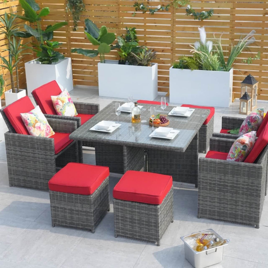Cushion Covers for Patio Dining Set (PAD - 3233B - Cushion - Covers) - Direct Wicker