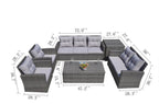 Cushions for Direct Wicker's 7 Seats Outdoor Conversation Set (PAS - 1503 - Set - Cushions) - Direct Wicker
