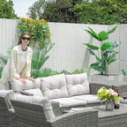 Cushions for Direct Wicker's 7 Seats Outdoor Conversation Set (PAS - 1503 - Set - Cushions) - Direct Wicker