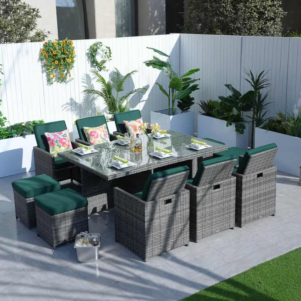 Customer Order: Carmel 6-Seater Cube Outdoor Dining Set (PAD-3234) - Direct Wicker