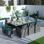 Customer Order: Carmel 6-Seater Cube Outdoor Dining Set (PAD-3234) - Direct Wicker