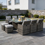 Customer Order: Carmel 6-Seater Cube Outdoor Dining Set (PAD-3234) - Direct Wicker