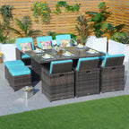 Customer Order: Carmel 6-Seater Cube Outdoor Dining Set (PAD-3234) - Direct Wicker