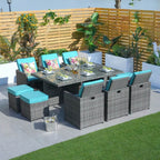 Customer Order: Carmel 6-Seater Cube Outdoor Dining Set (PAD-3234) - Direct Wicker