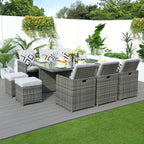 Customer Order: Carmel 6-Seater Cube Outdoor Dining Set (PAD-3234) - Direct Wicker