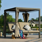 Daybed with Canopy for Outdoor Use (PAL - 1129B) - Direct Wicker