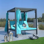 Daybed with Canopy for Outdoor Use (PAL - 1129B) - Direct Wicker