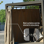 Daybed with Canopy for Outdoor Use (PAL - 1129B) - Direct Wicker