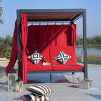 Daybed with Canopy for Outdoor Use (PAL - 1129B) - Direct Wicker