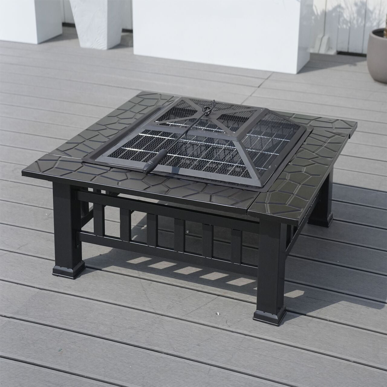 Detachable Brazier Stand for Outdoor Heating & Barbecue (MD - 6100) - Direct Wicker
