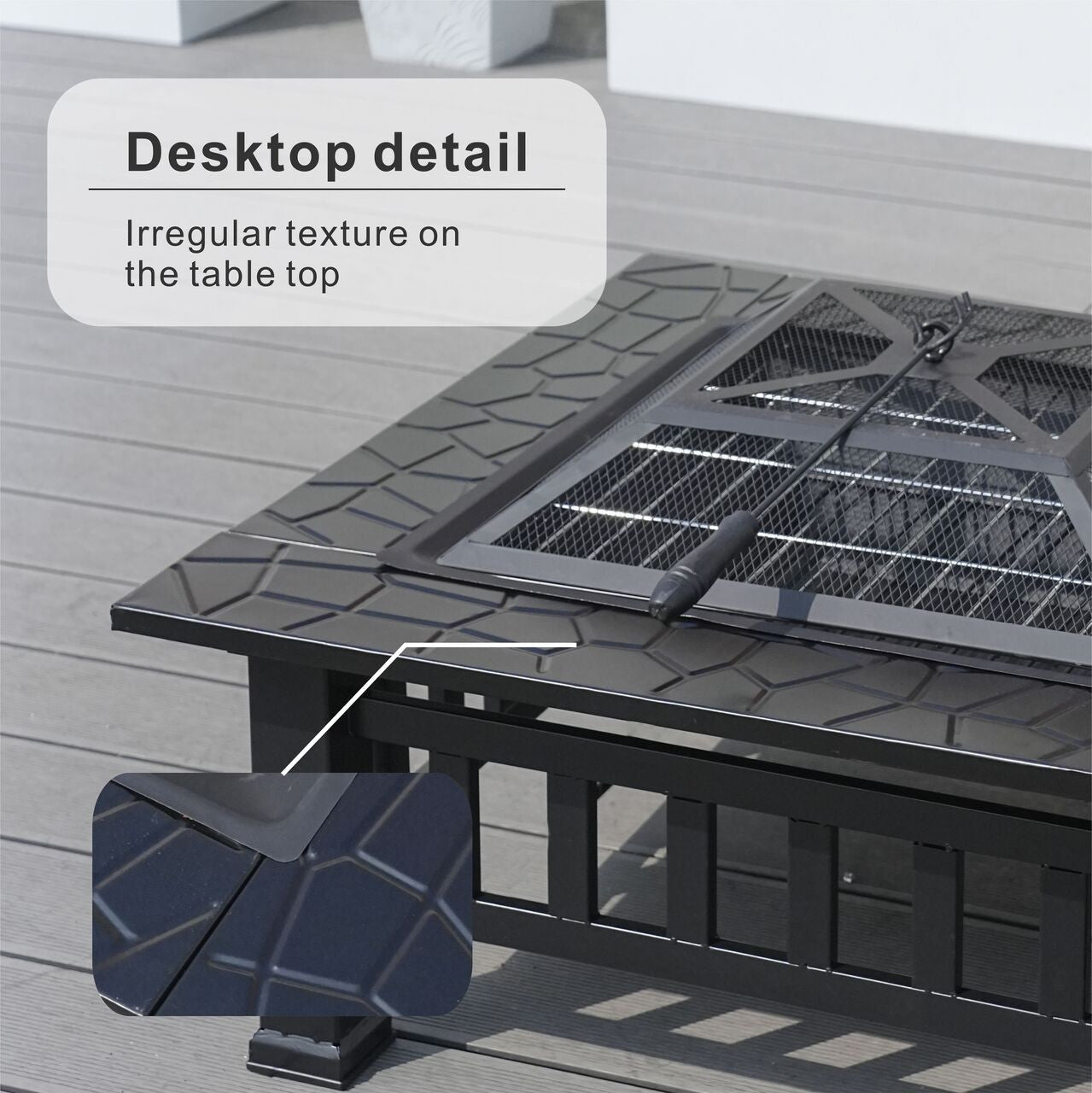 Detachable Brazier Stand for Outdoor Heating & Barbecue (MD - 6100) - Direct Wicker