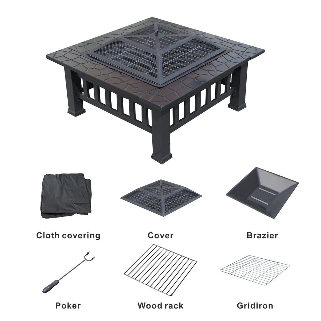 Detachable Brazier Stand for Outdoor Heating & Barbecue (MD - 6100) - Direct Wicker