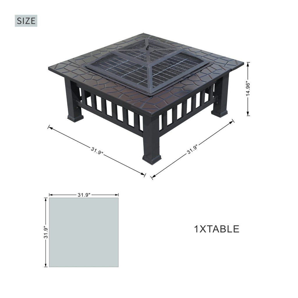 Detachable Brazier Stand for Outdoor Heating & Barbecue (MD - 6100) - Direct Wicker
