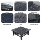 Detachable Brazier Stand for Outdoor Heating & Barbecue (MD - 6100) - Direct Wicker