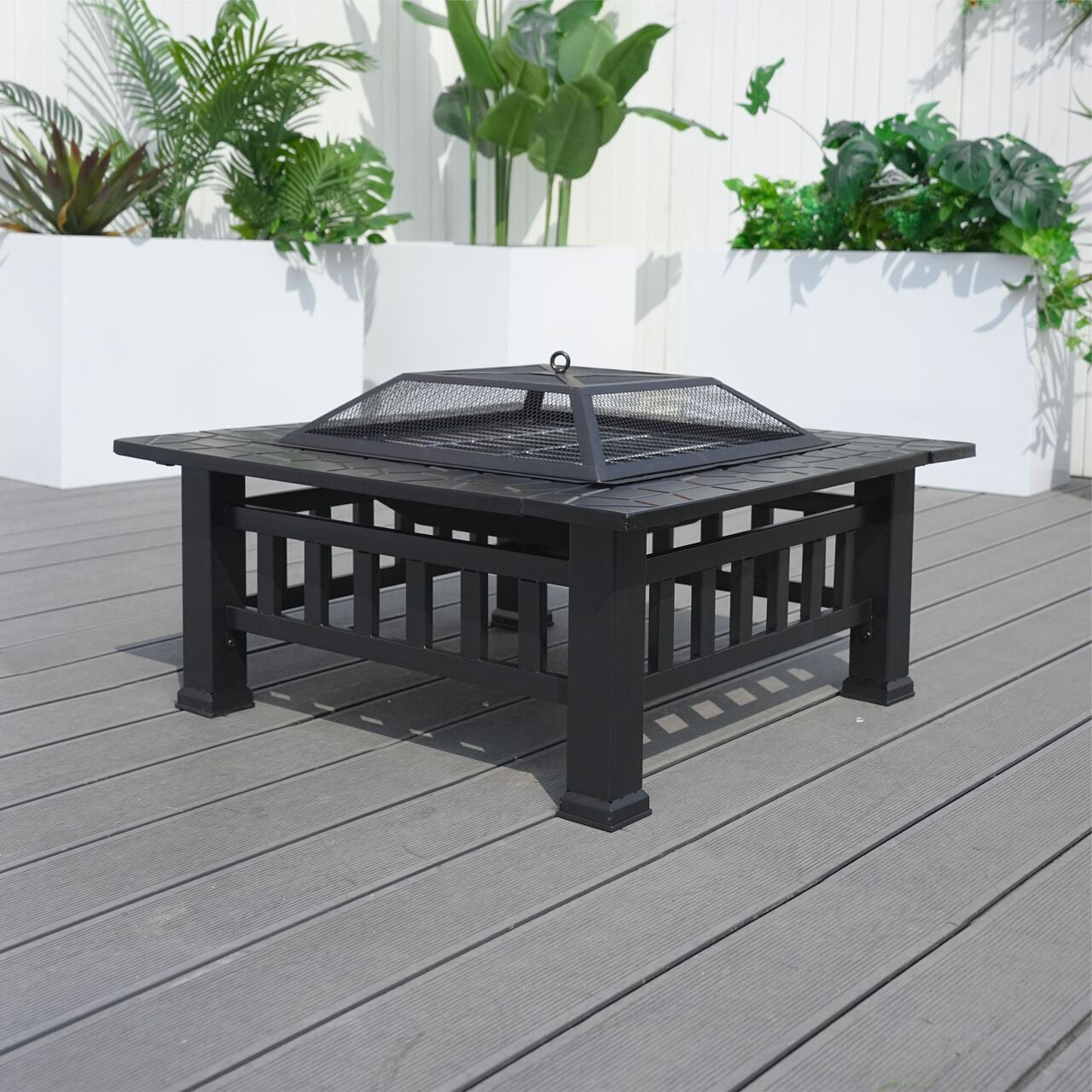 Detachable Brazier Stand for Outdoor Heating & Barbecue (MD - 6100) - Direct Wicker