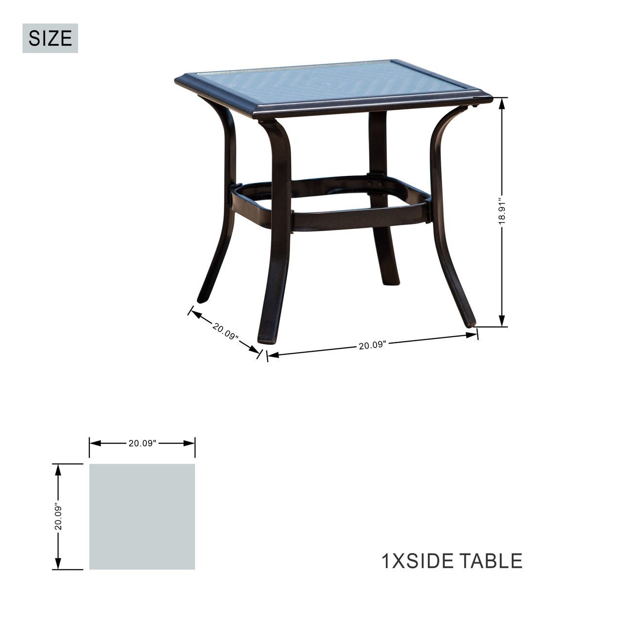 Exquisite Side Table – Minimalist and Elegant, Perfect for Saving Space PAS - 2020 - Direct Wicker